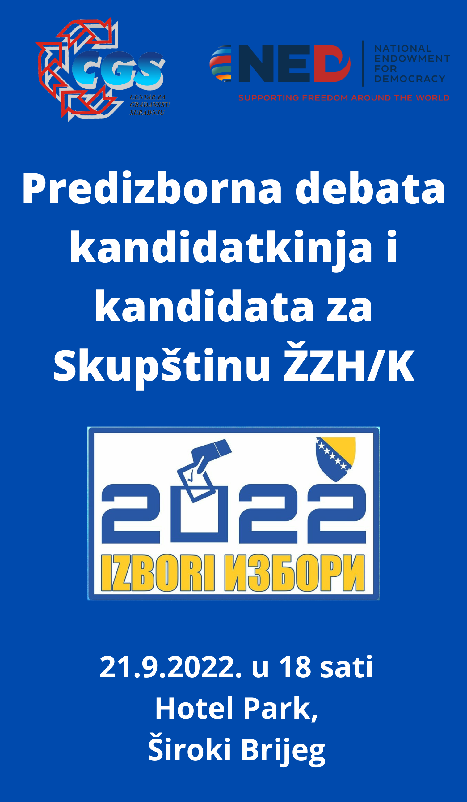 Poziv Na Predizbornu Debatu Kandidata I Kandidatkinja Za Skup Tinu